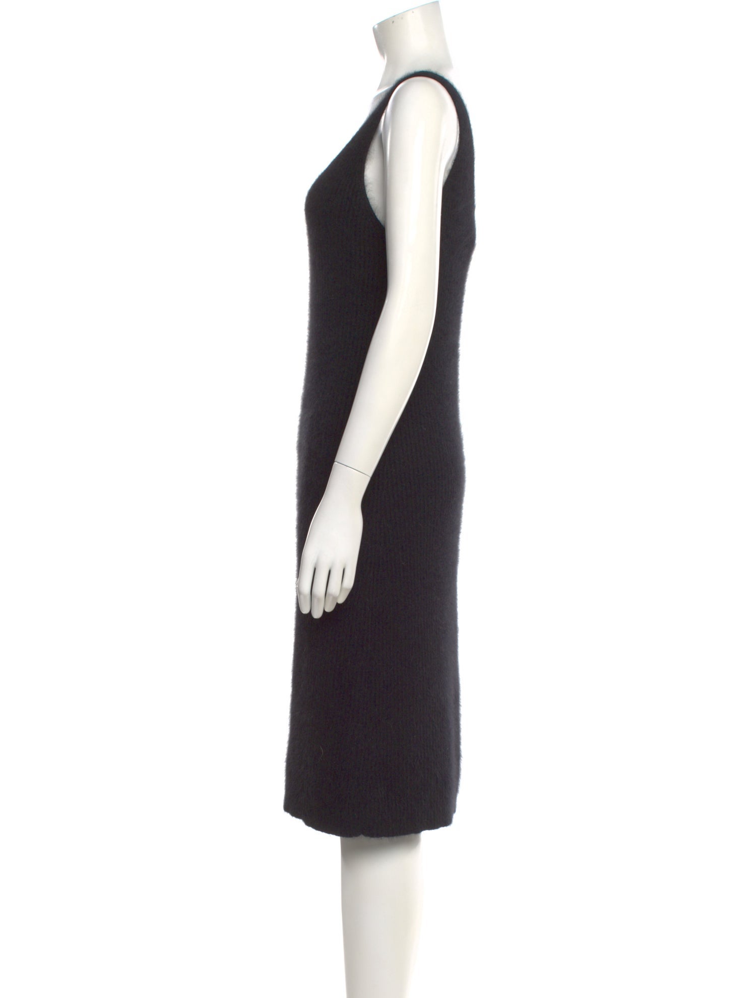 Ralph Lauren Collection Angora Knee-Length Dress