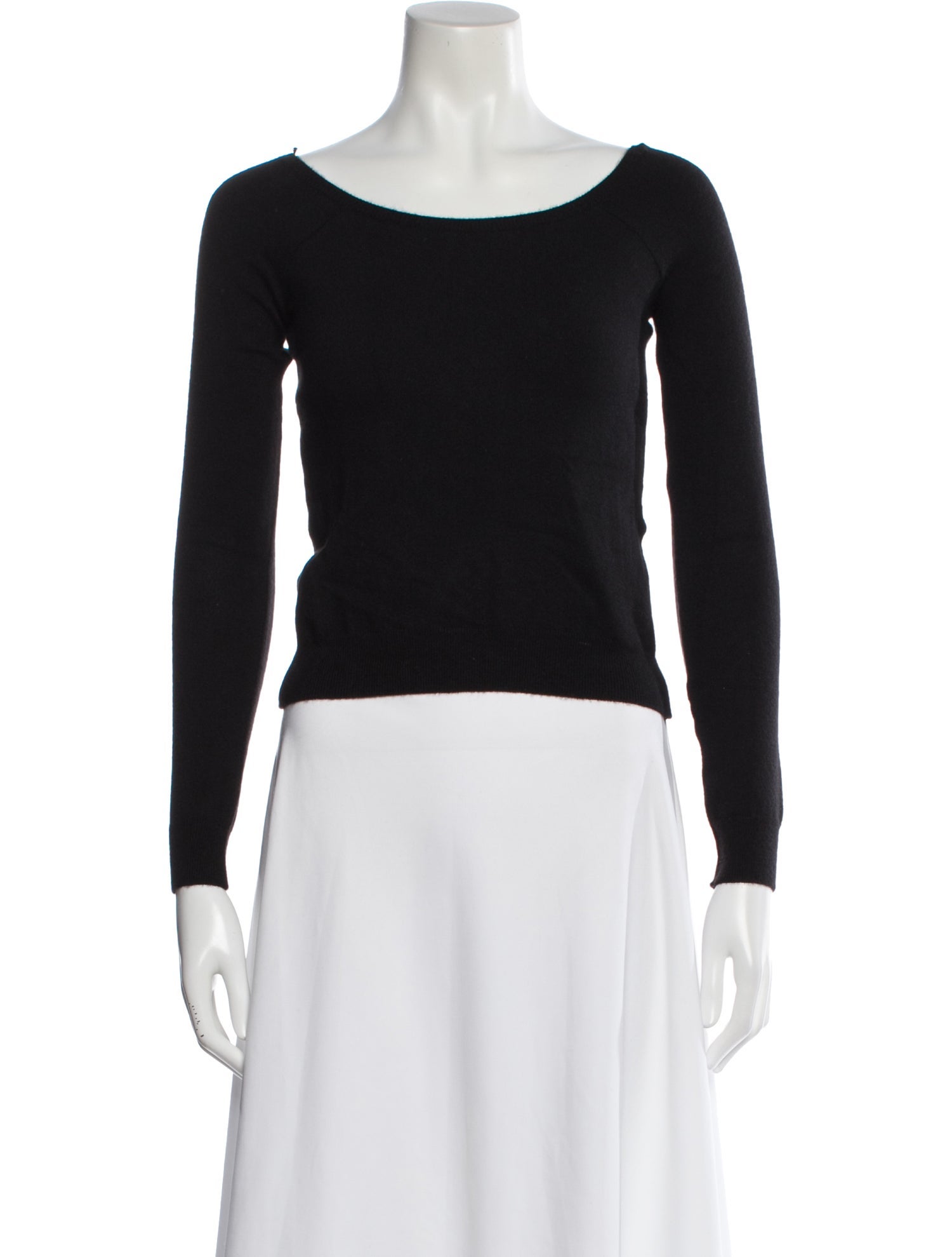 Ralph Lauren Collection Cashmere Bateau Neckline Sweater
