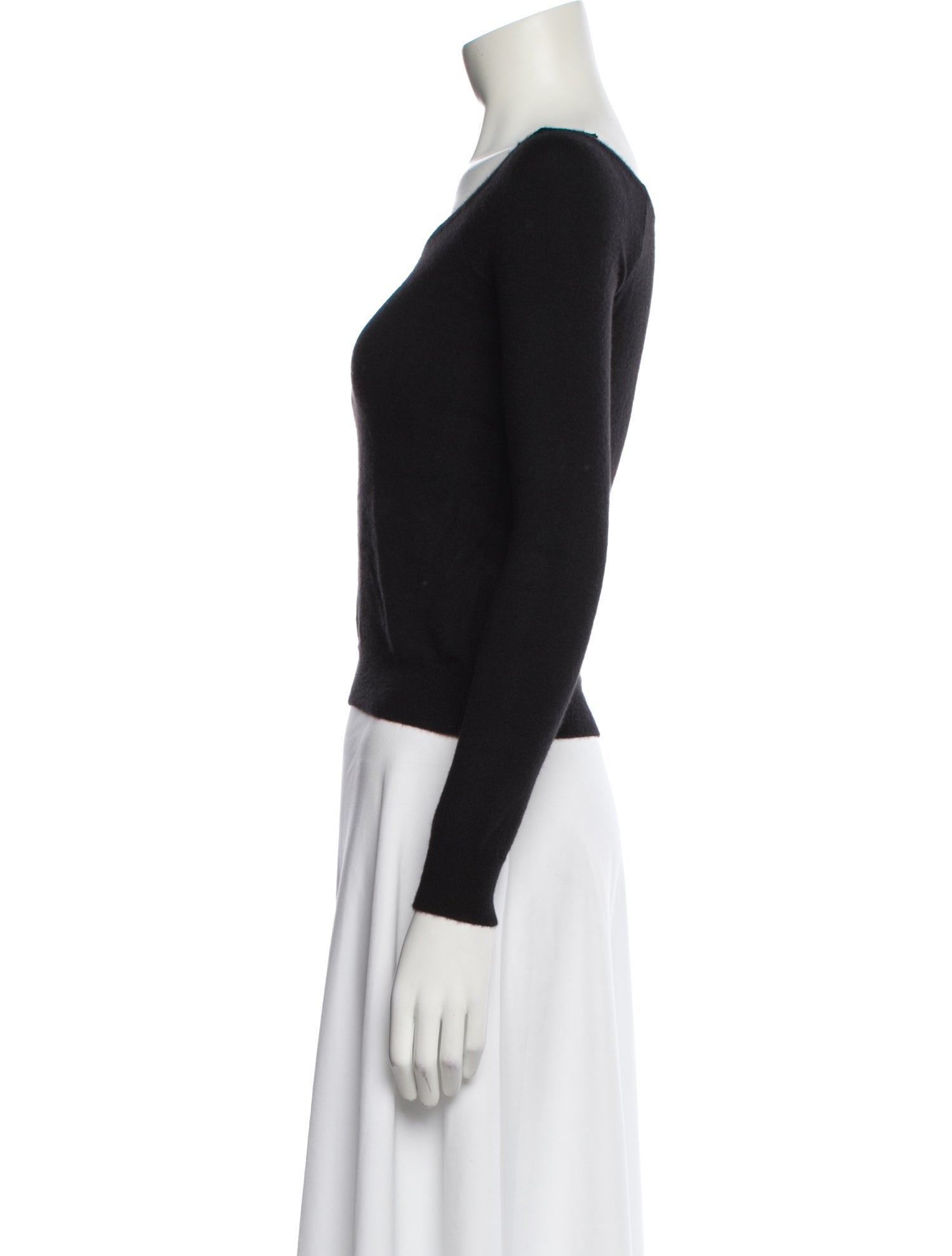 Ralph Lauren Collection Cashmere Bateau Neckline Sweater