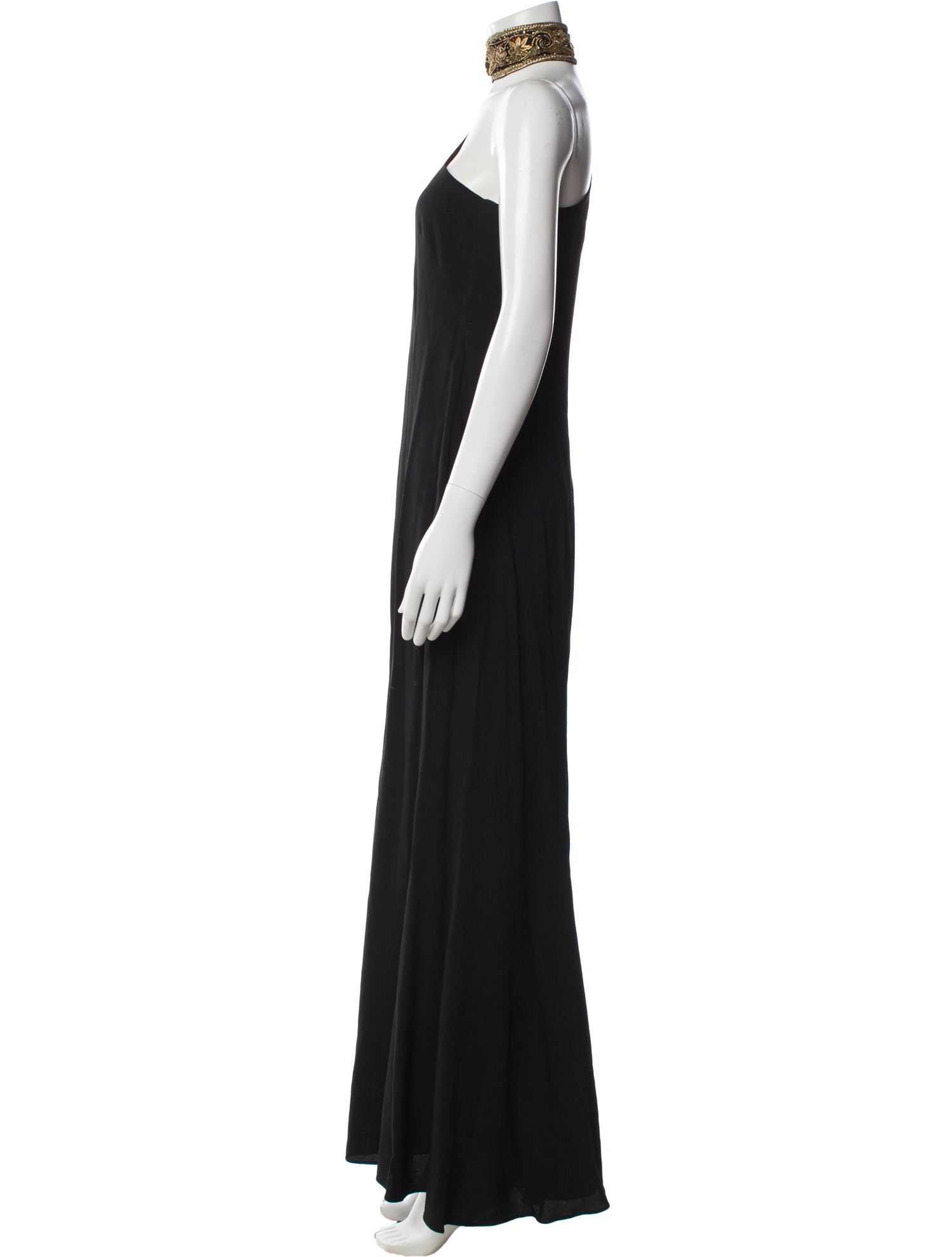 chinese dress ladies Ralph Lauren Floor Length Backless Maxi Dress main image 0