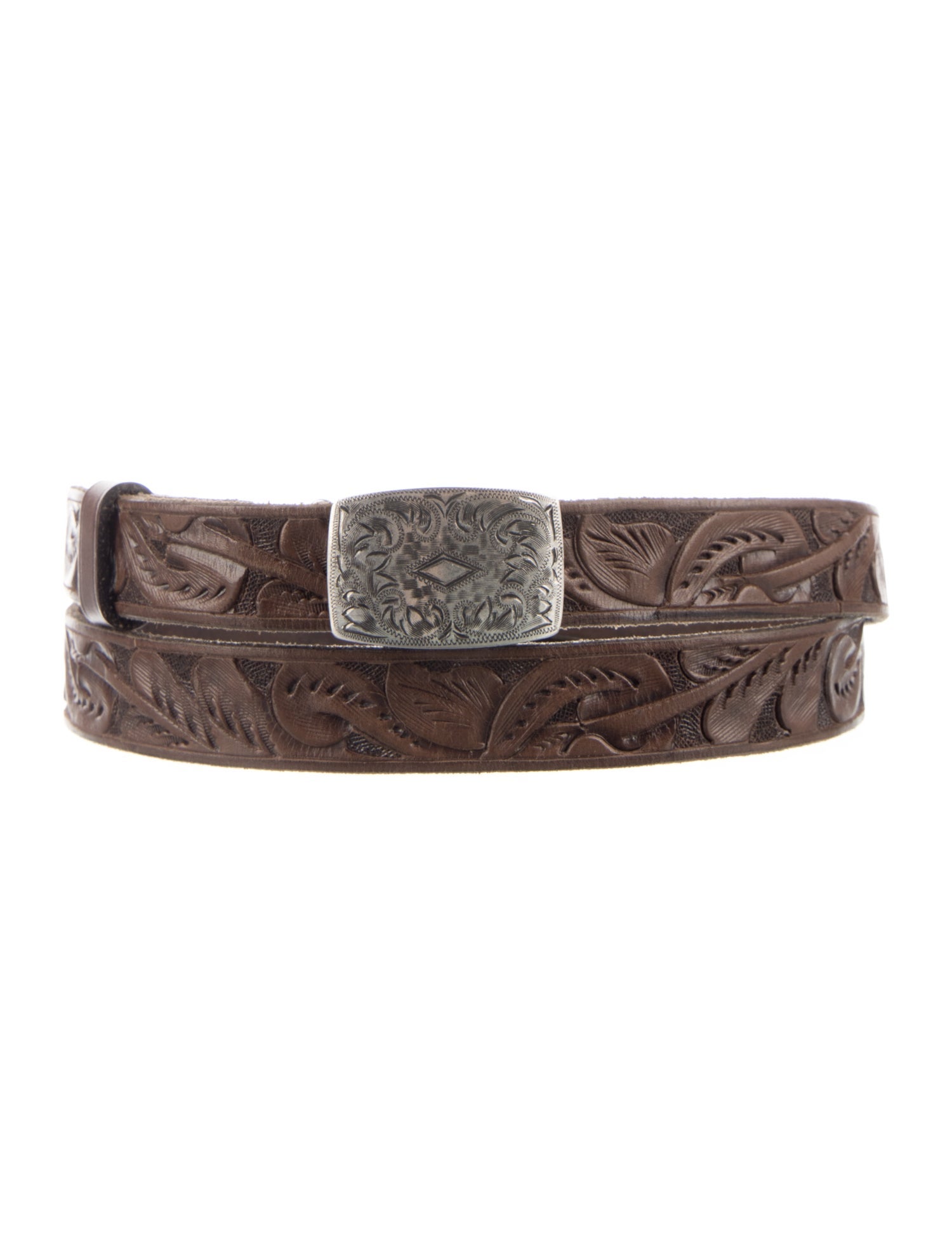 RRL & Co. Skinny Leather Waist Belt