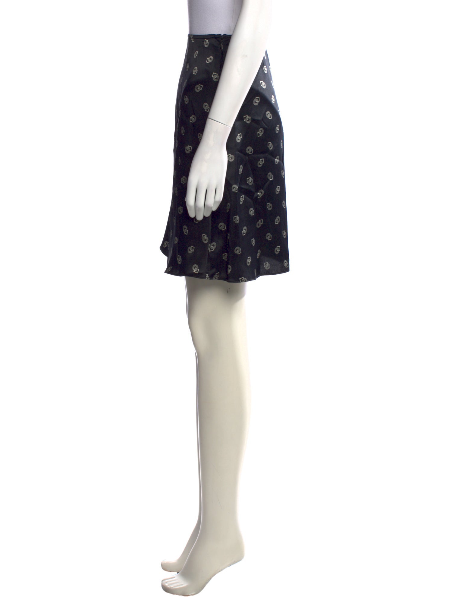 Ralph Lauren Collection Silk Mini Skirt