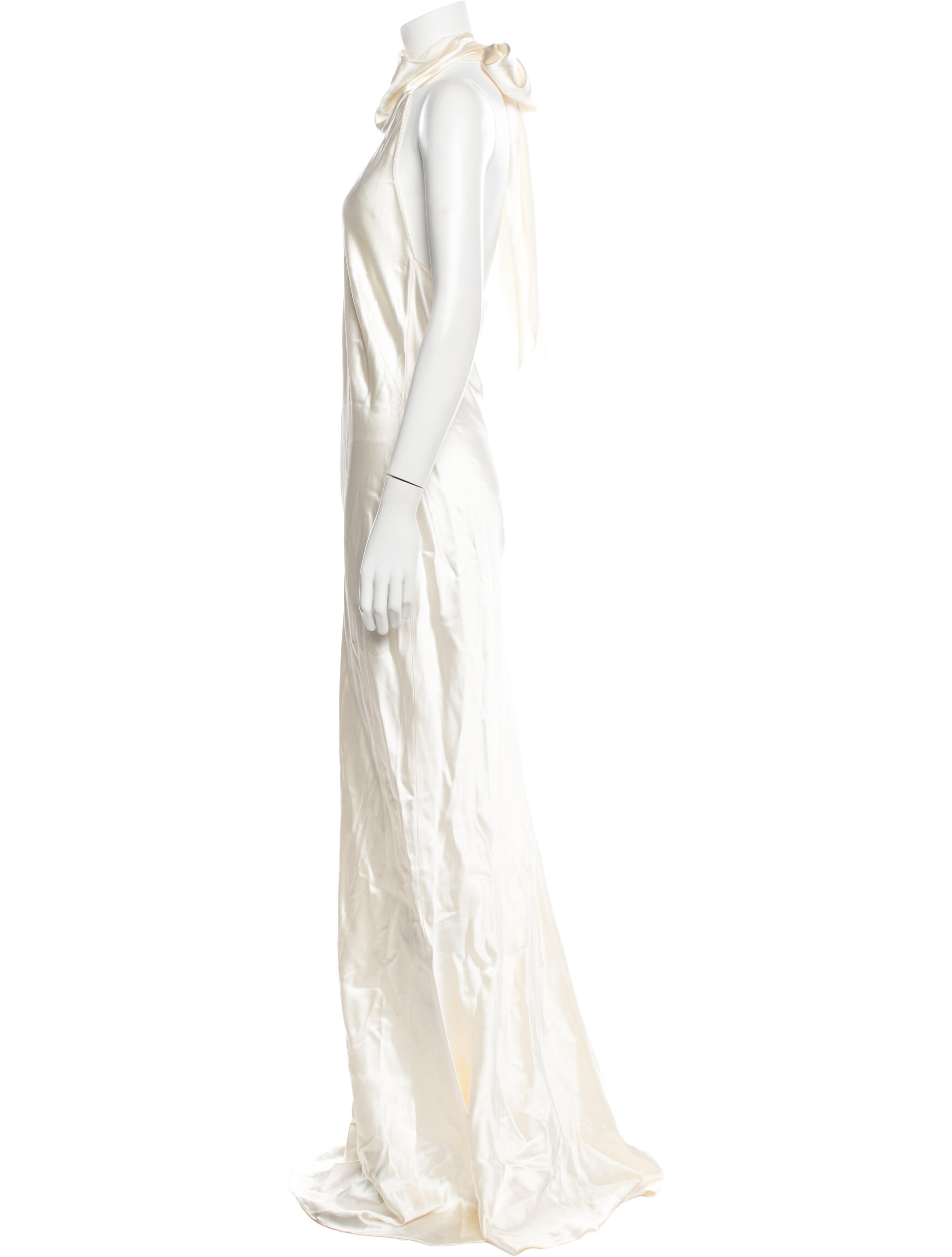 Ralph Lauren Purple Label Halterneck Long Dress