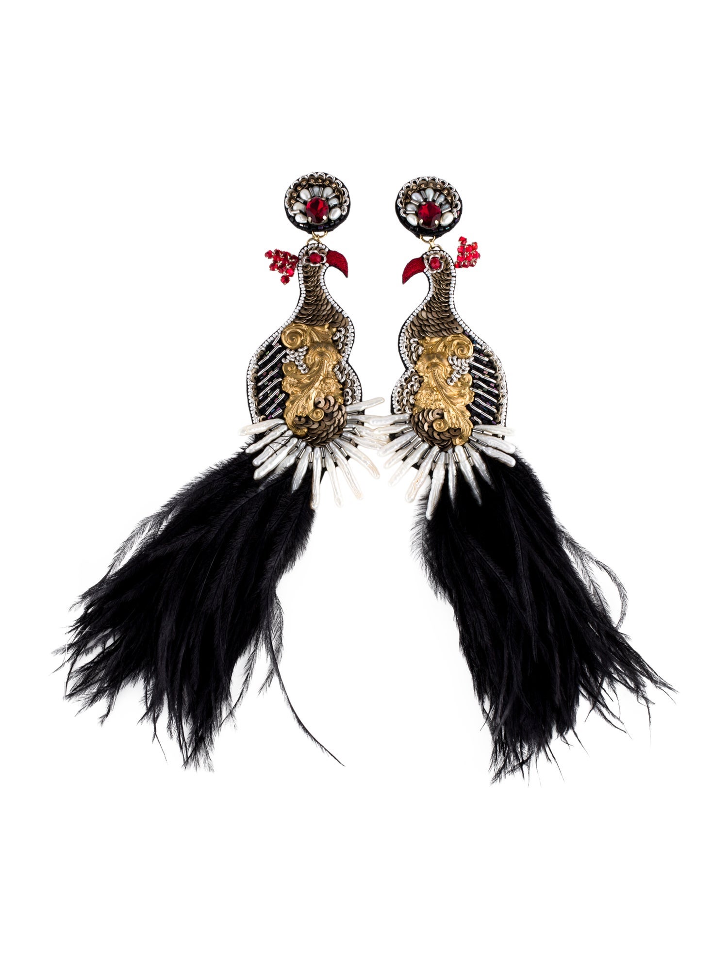 Ranjana Khan Azura Drop Clip-On Earrings