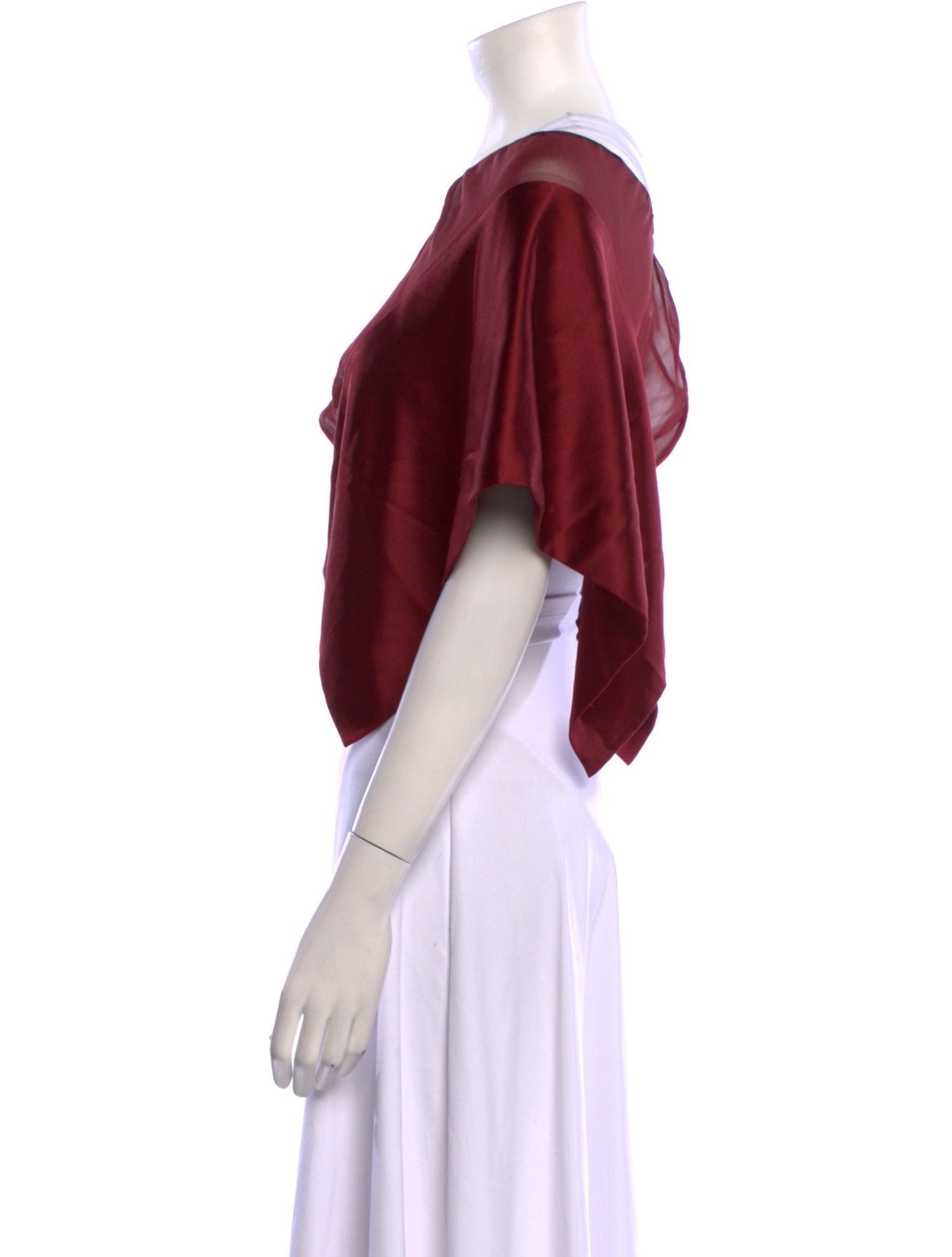 Randi Rahm V-Neck Short Sleeve Crop Top