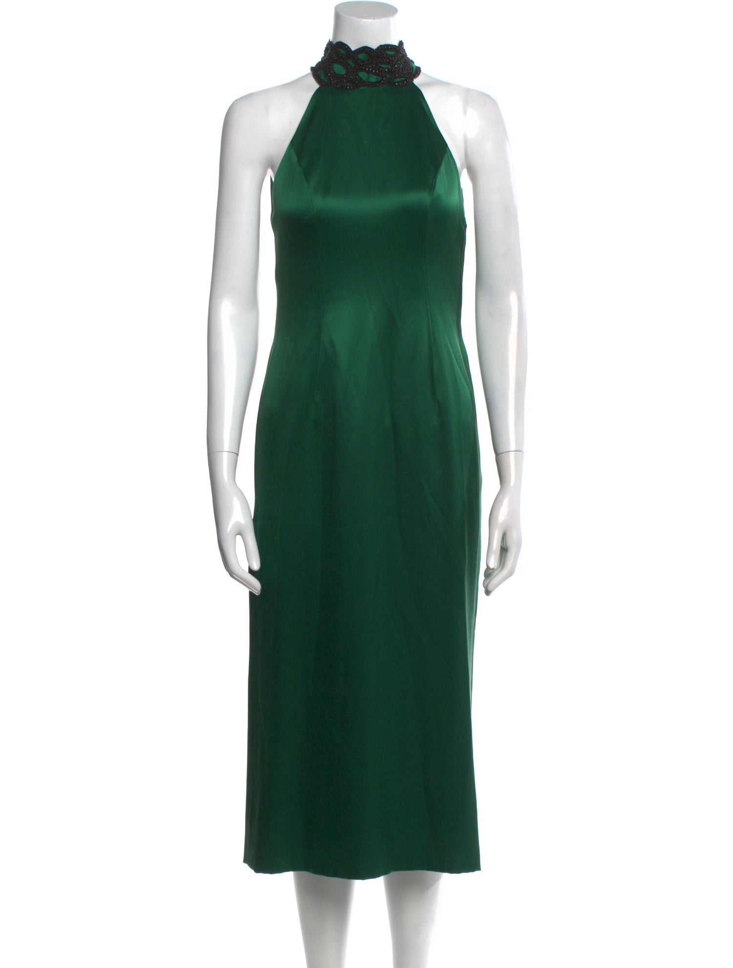 Randi Rahm Mock Neck Midi Length Dress
