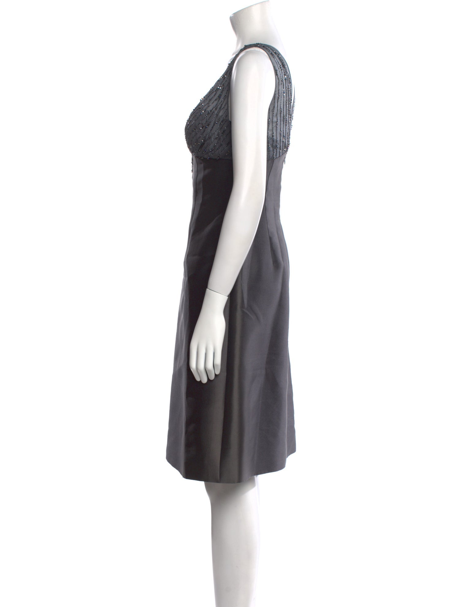 Randi Rahm Silk Knee-Length Dress