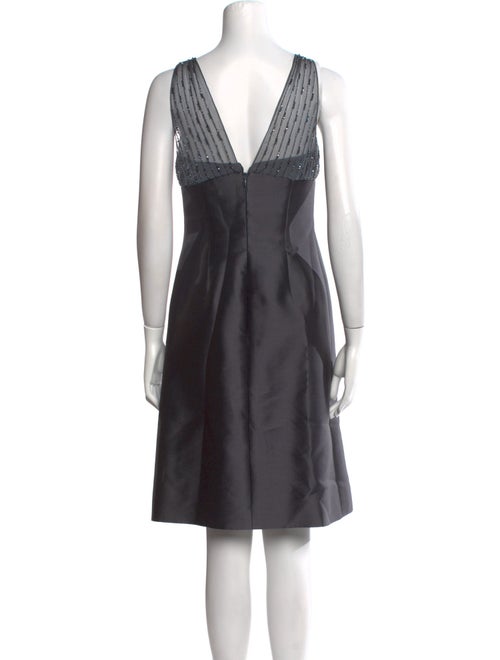 Randi Rahm Silk Knee-Length Dress