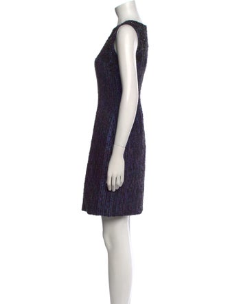 Randi Rahm Tweed Mini Dress