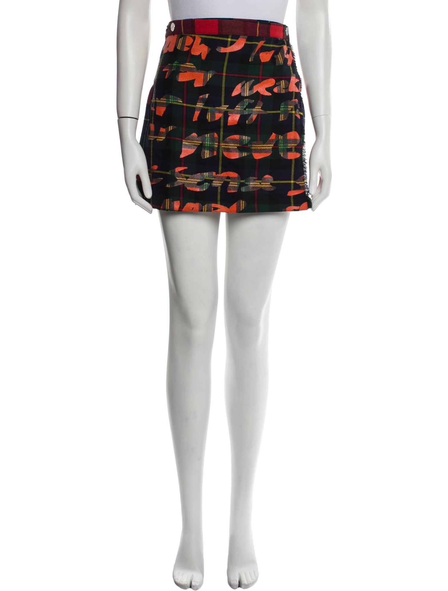 Rave Review Wool Mini Skirt