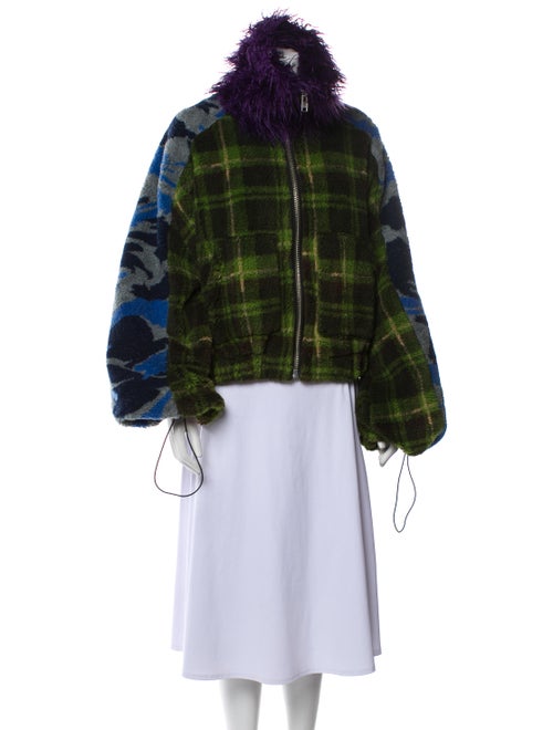 Rave Review Plaid Print Utility Jacket