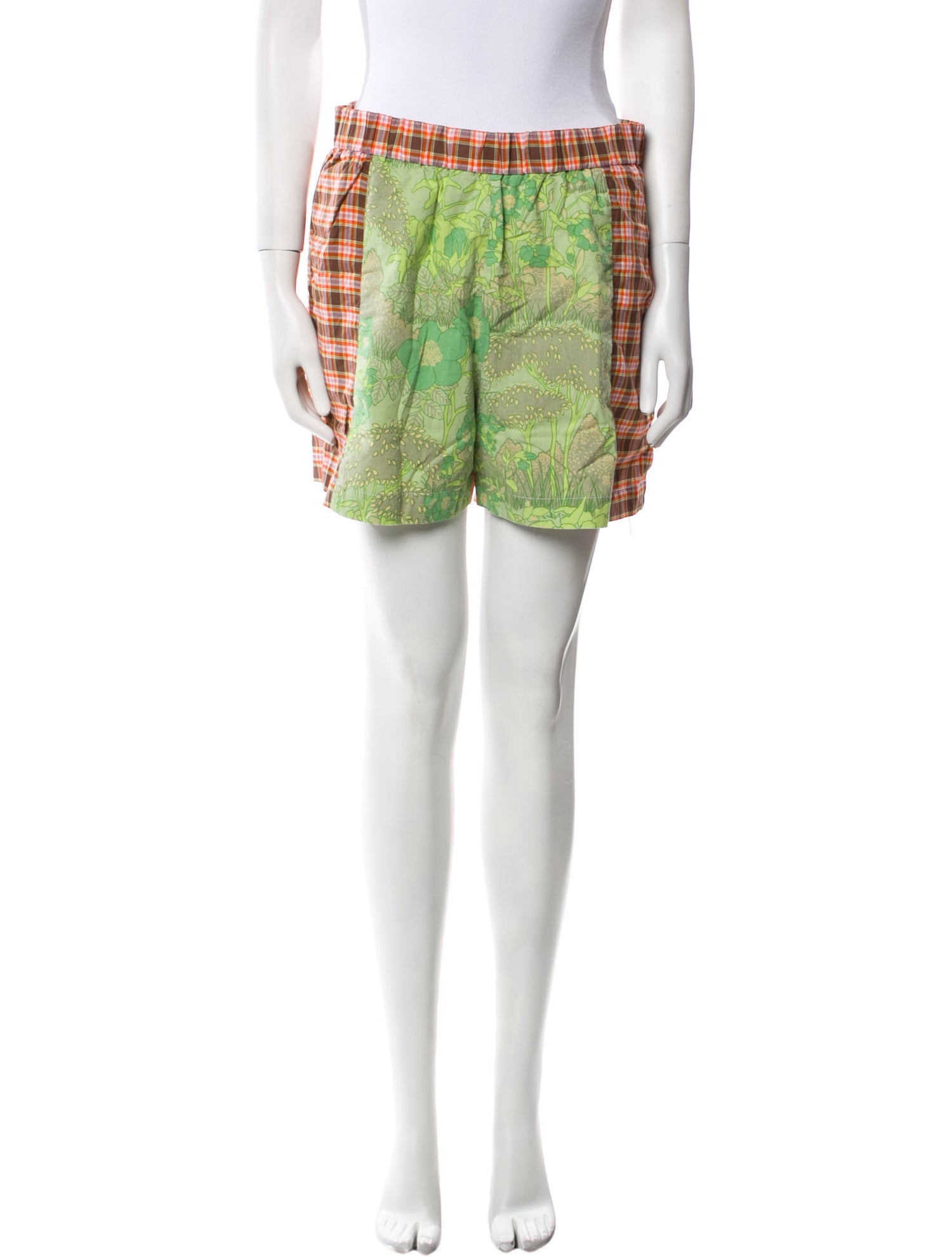 Rave Review Printed Mini Shorts