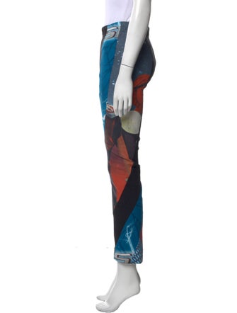 Rave Review Printed Straight Leg Pants
