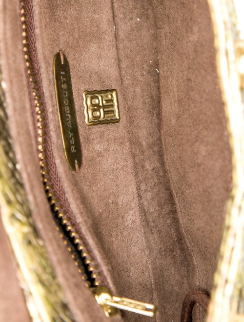 R&Y Augousti Snakeskin Minaudière