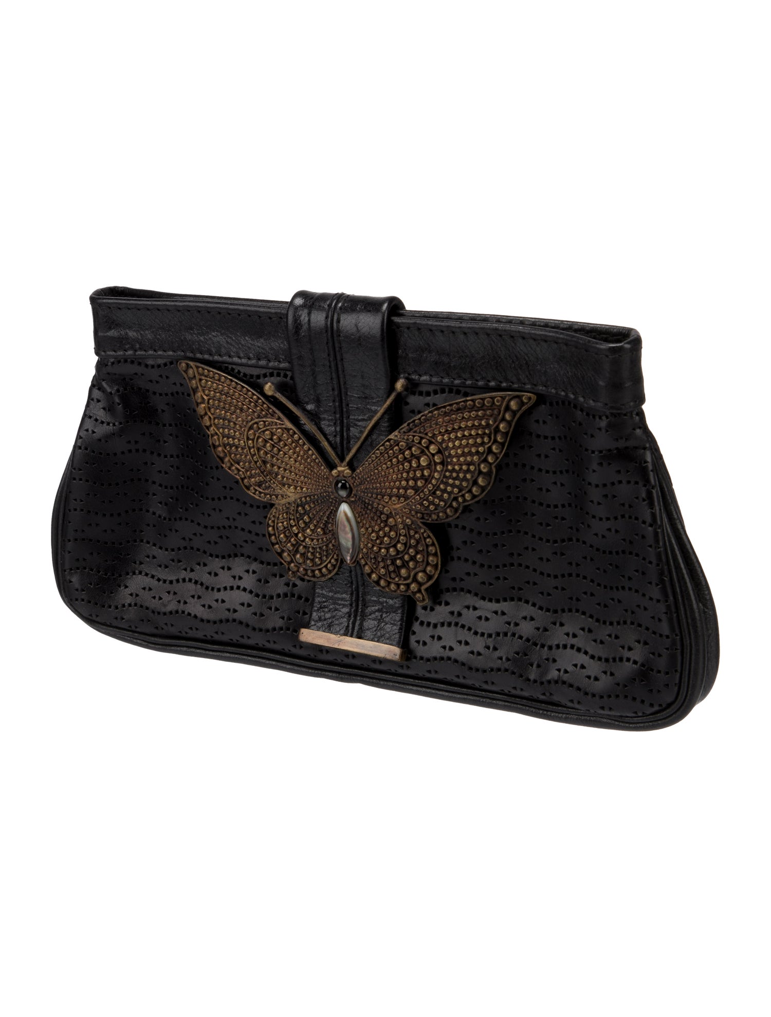 R&Y Augousti Leather Evening Bag