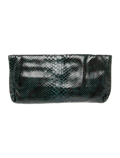 R&Y Augousti Snakeskin Clutch