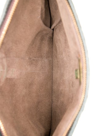 R&Y Augousti Snakeskin Clutch