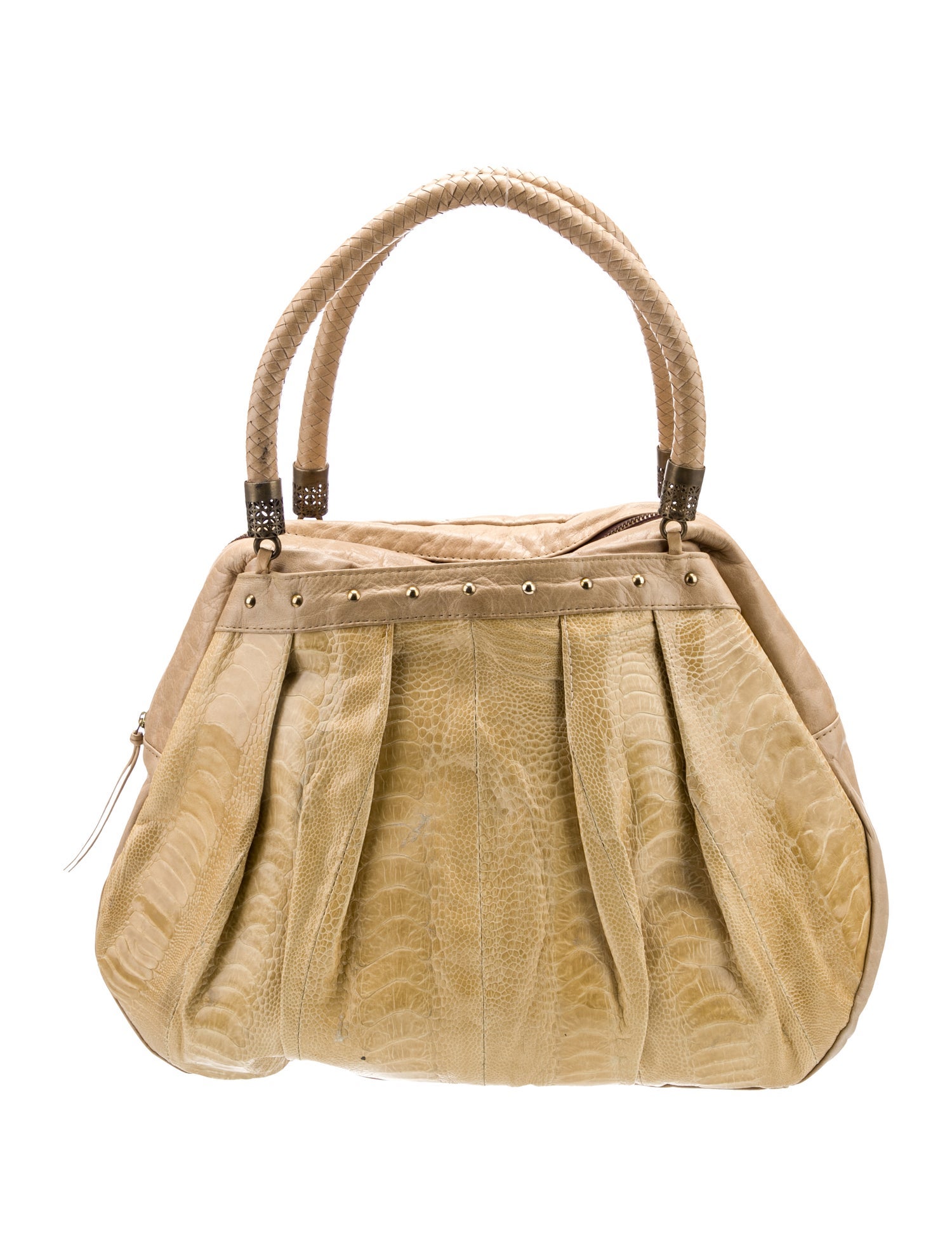 R&Y Augousti Leather Top Handle Bag