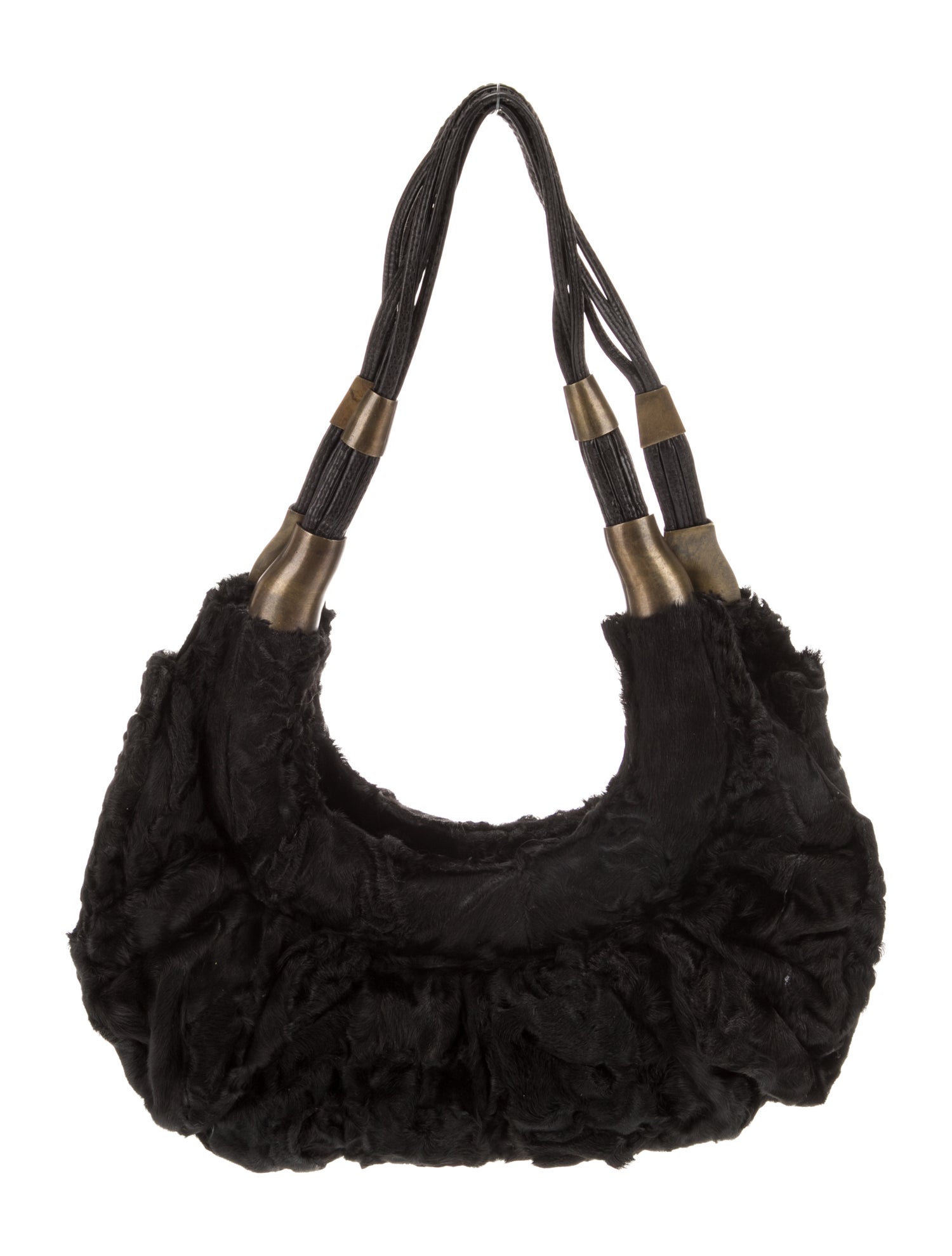 R&Y Augousti Shearling Hobo