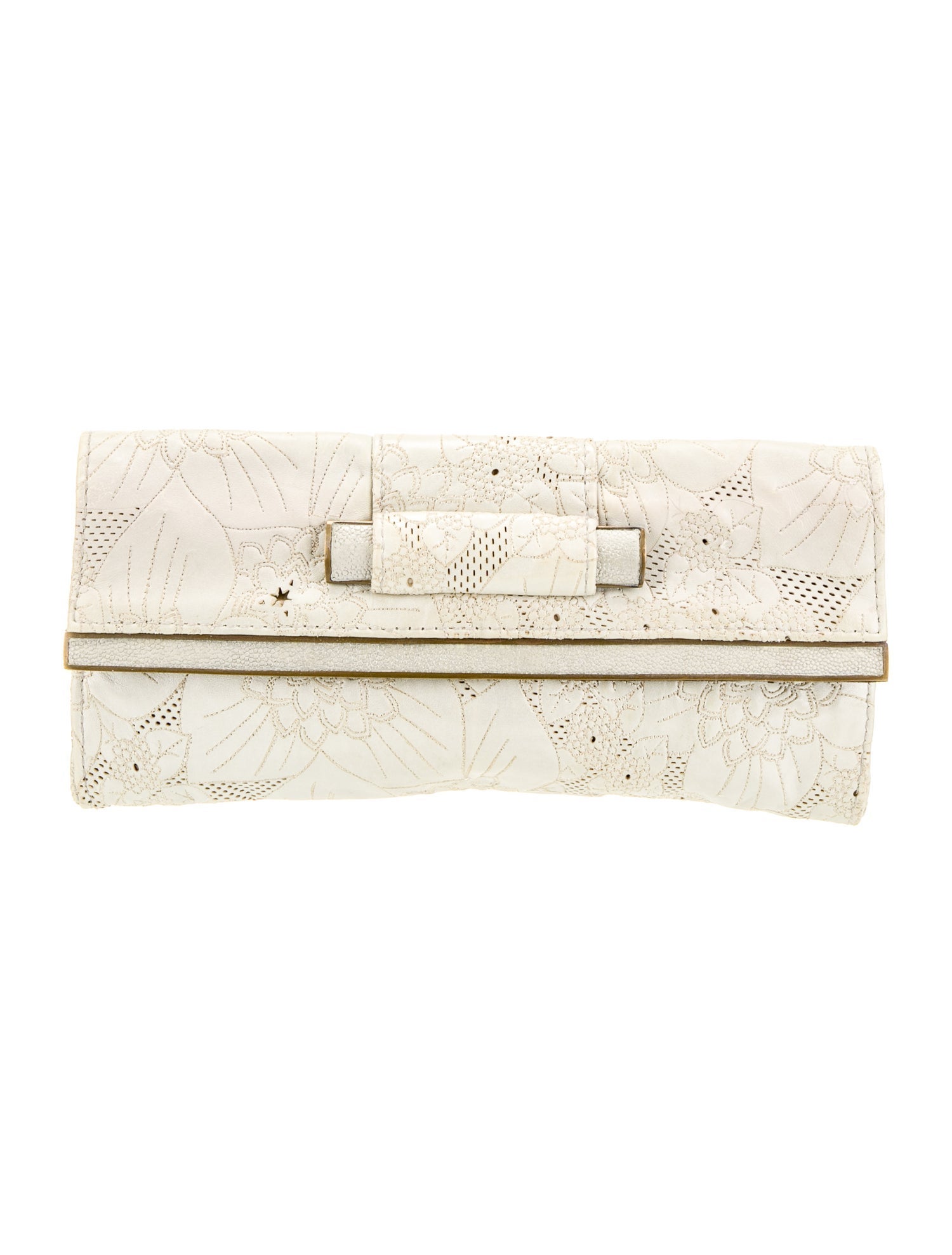 R&Y Augousti Leather Clutch