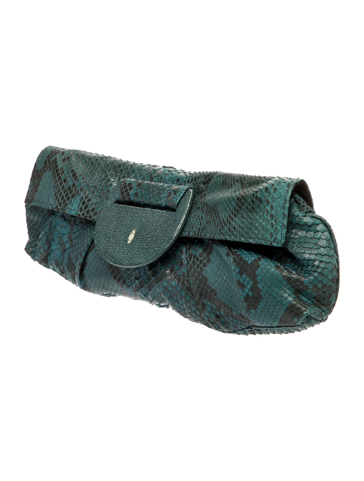 R&Y Augousti Snakeskin Pouch