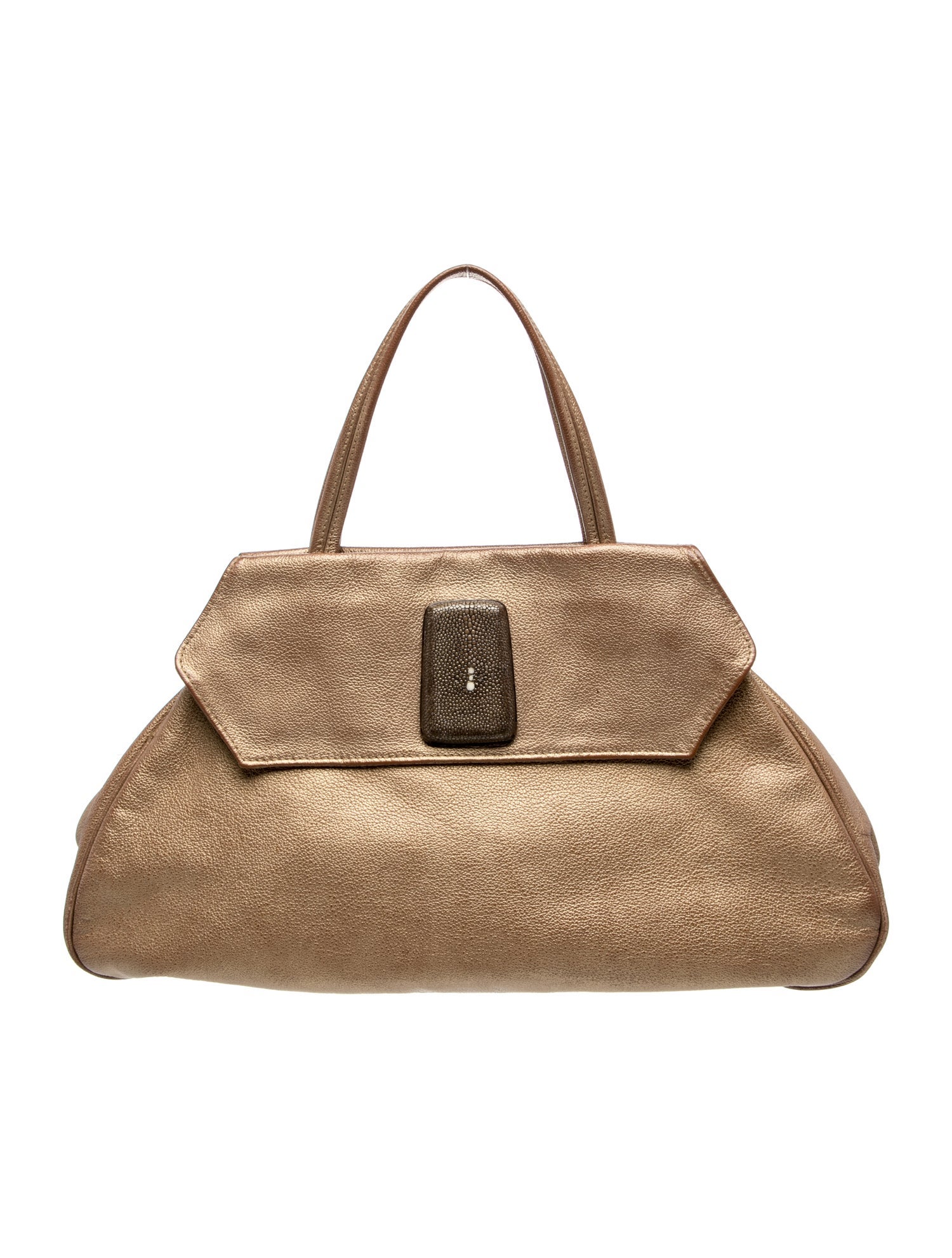 R&Y Augousti Leather Top Handle Bag