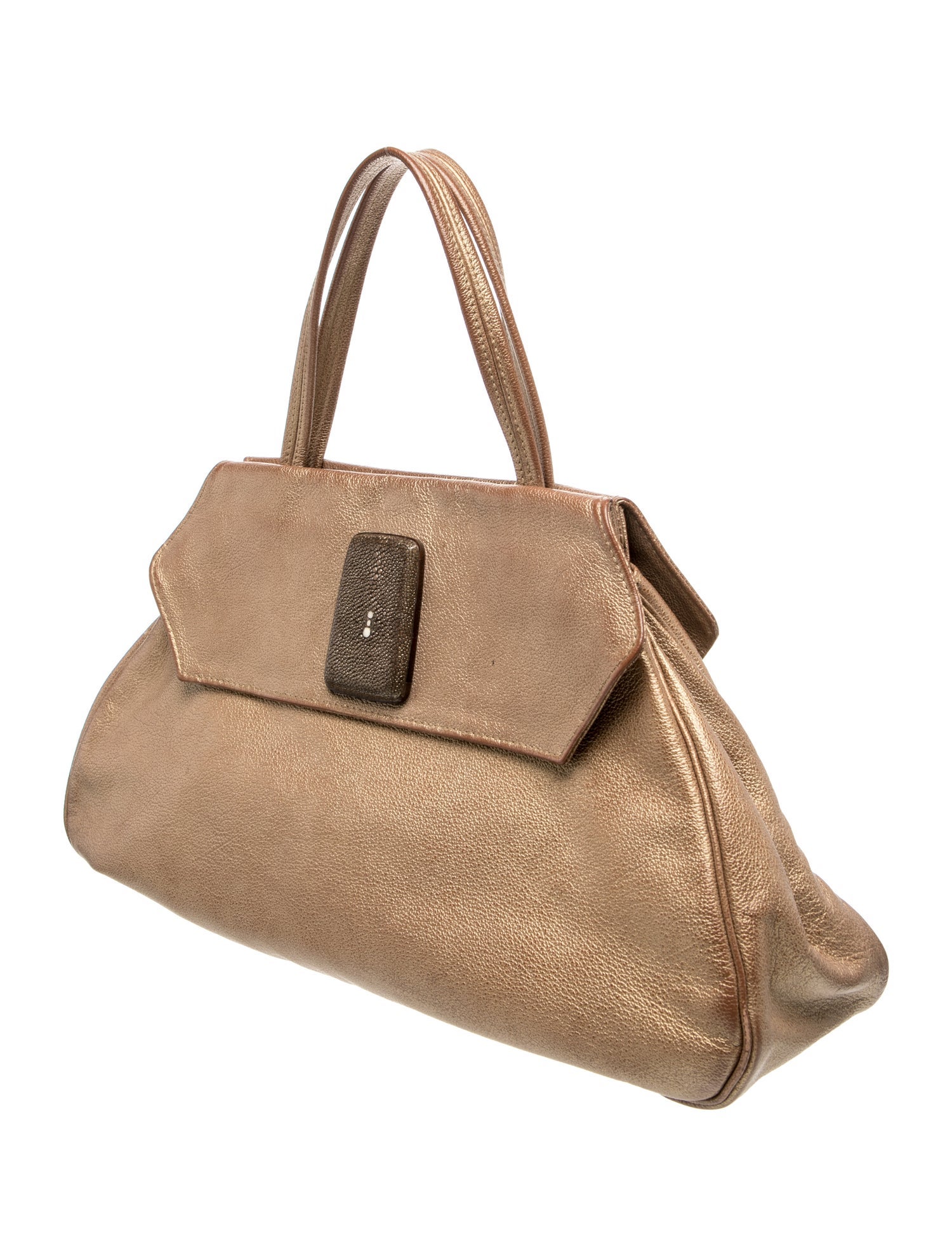 R&Y Augousti Leather Top Handle Bag