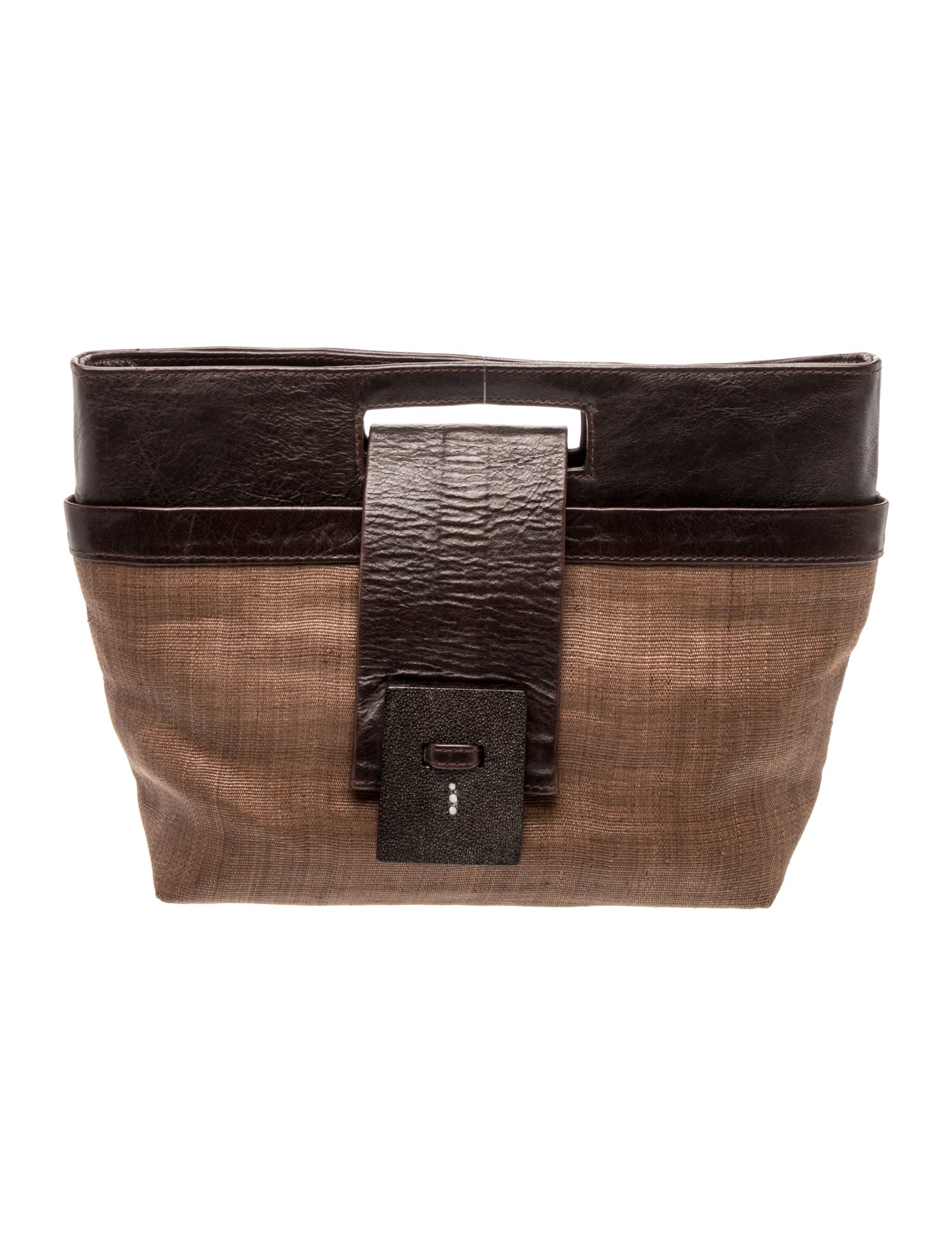 R&Y Augousti Leather Top Handle Bag