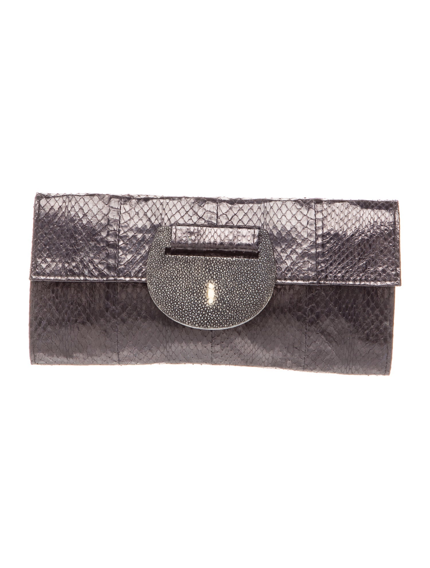 R&Y Augousti Leather Clutch
