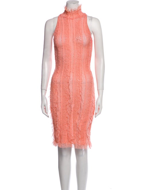 Roberta Einer Turtleneck Knee-Length Dress