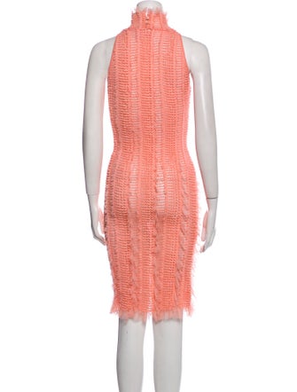 Roberta Einer Turtleneck Knee-Length Dress