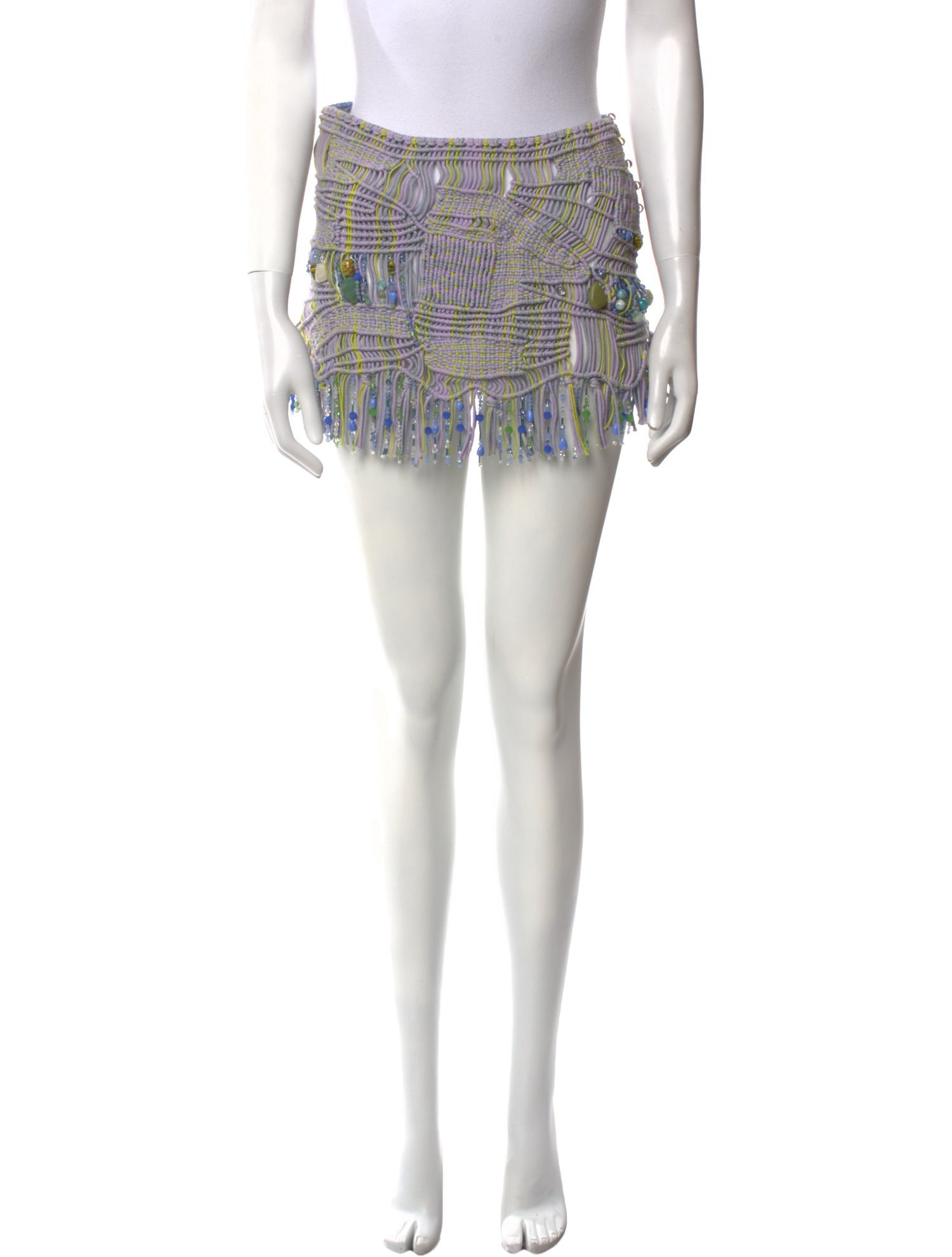 Roberta Einer Patterned Mini Skirt