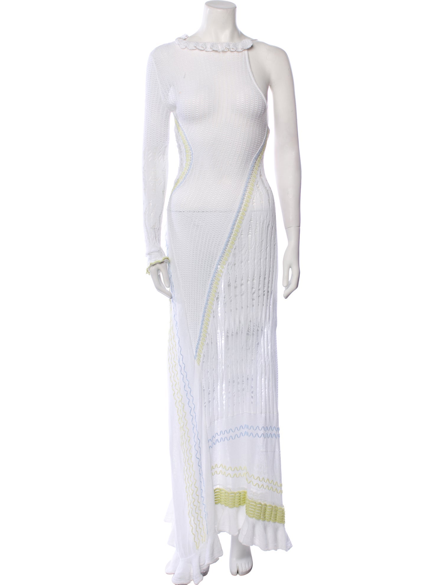 Roberta Einer Bateau Neckline Long Dress