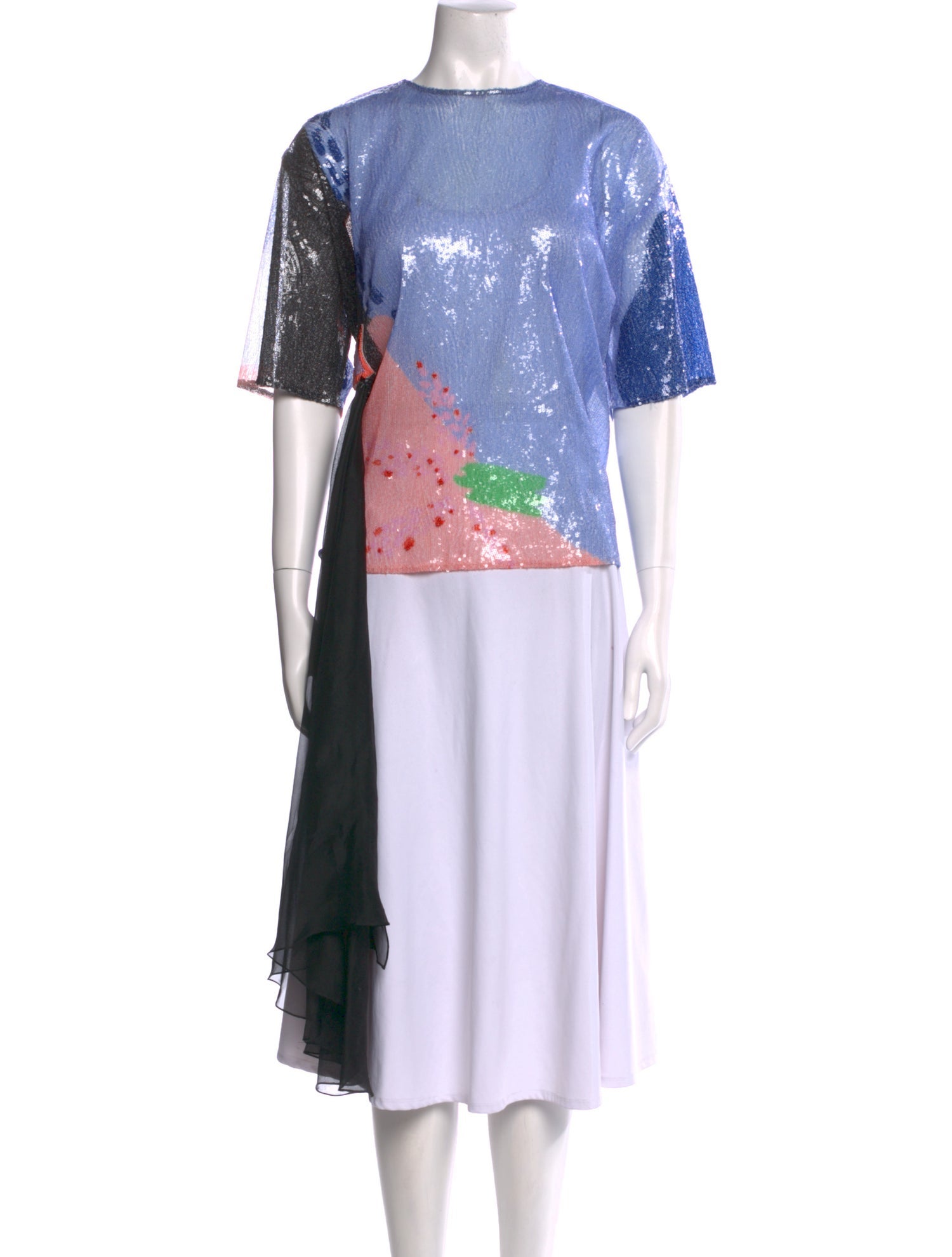 Roberta Einer Printed Bateau Neckline Tunic