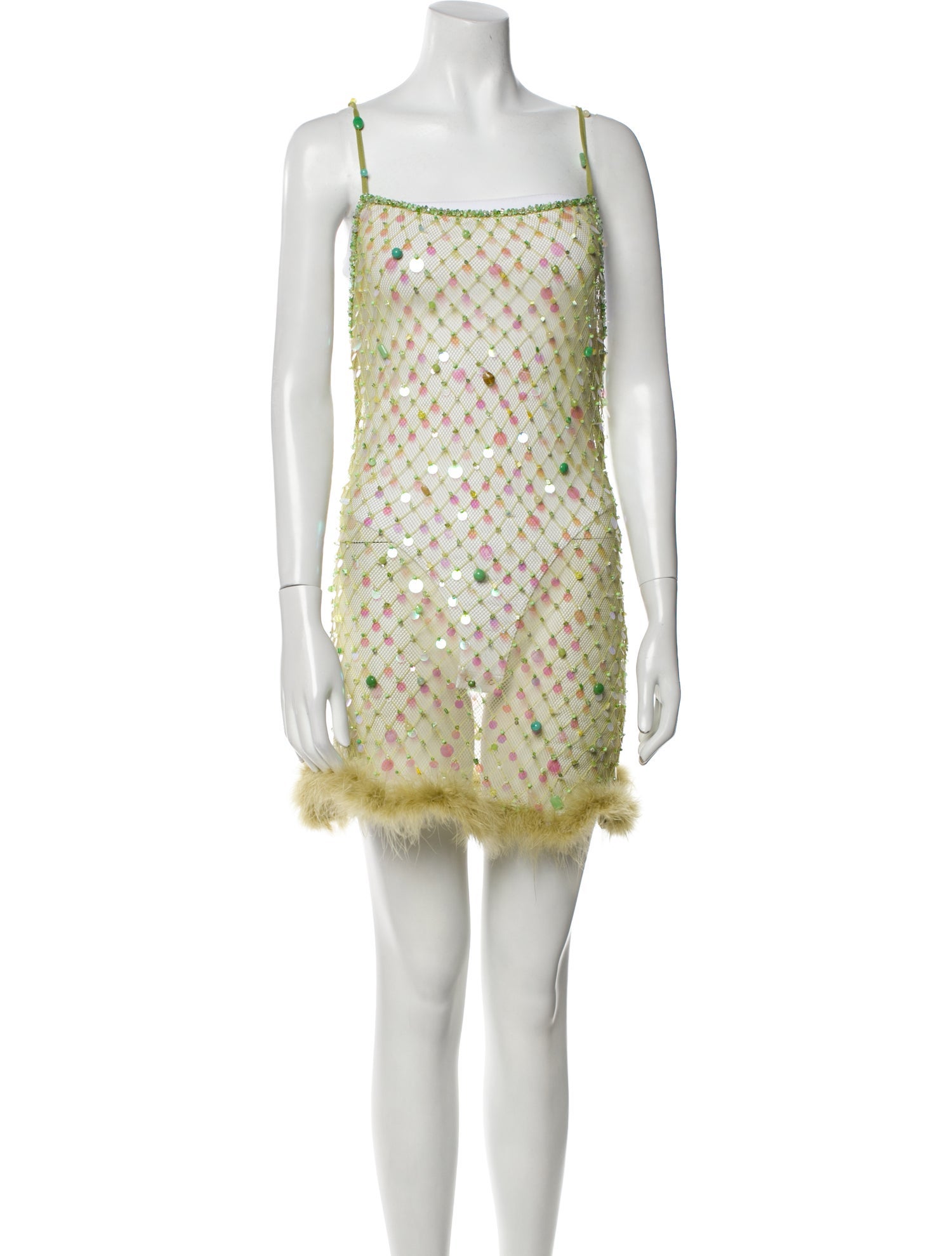 Roberta Einer Printed Mini Dress w/ Tags