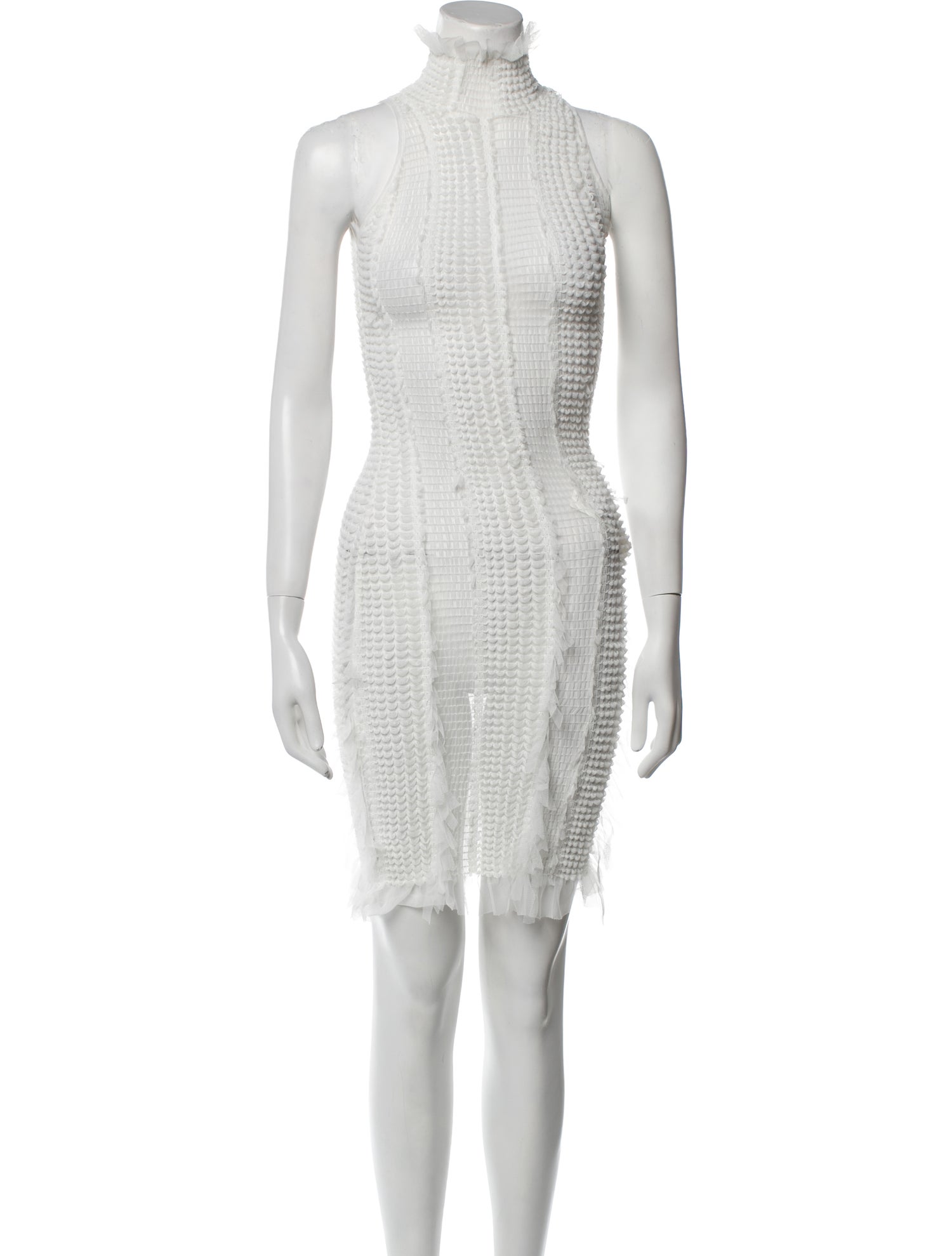 Roberta Einer Mock Neck Mini Dress