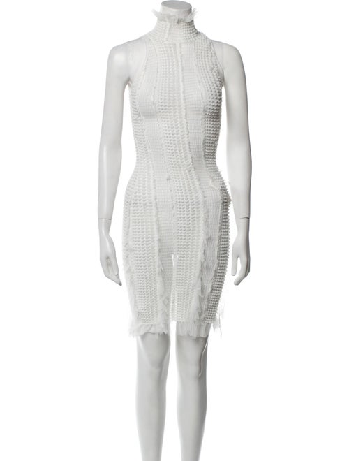 Roberta Einer Mock Neck Mini Dress