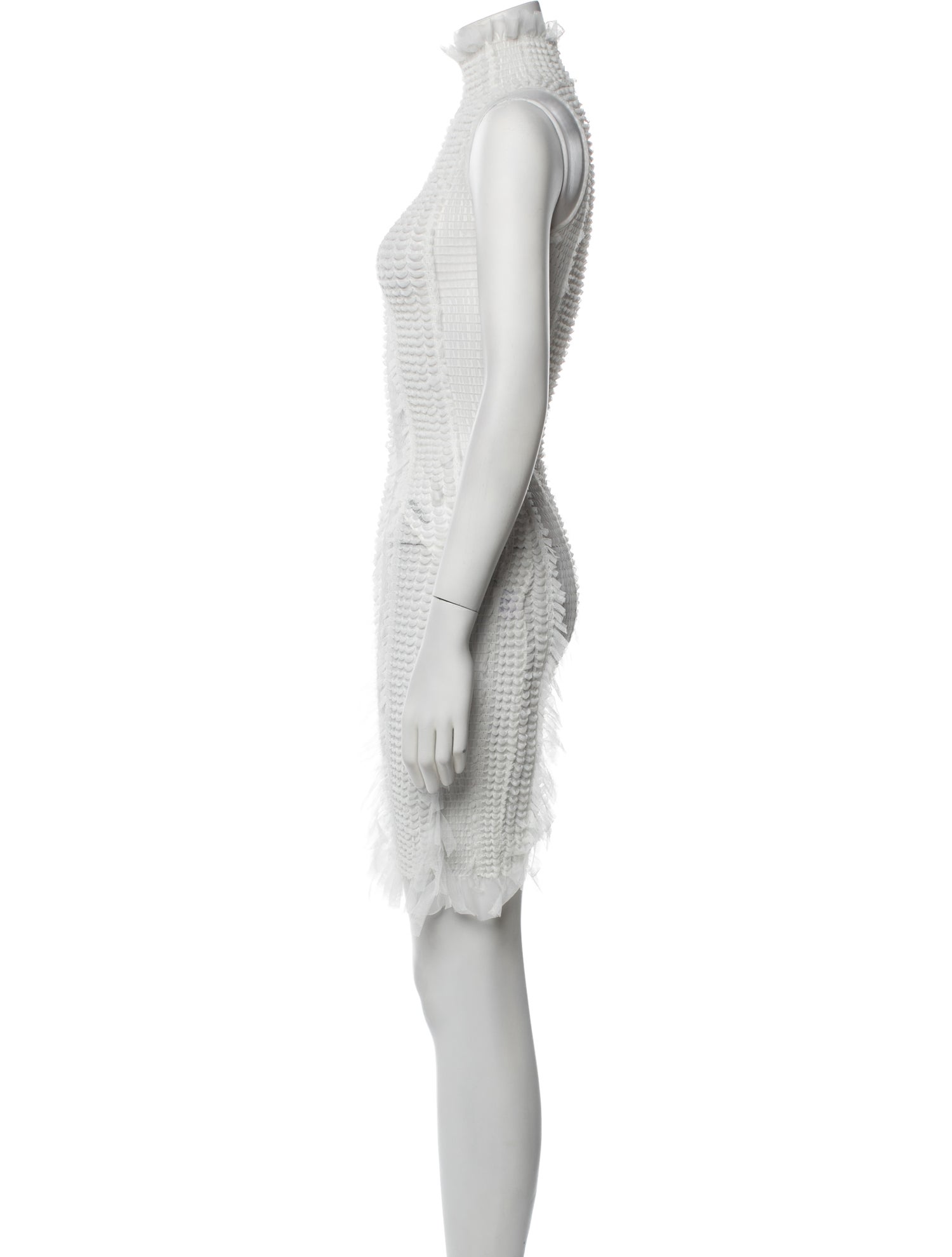 Roberta Einer Mock Neck Mini Dress