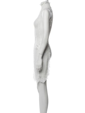 Roberta Einer Mock Neck Mini Dress