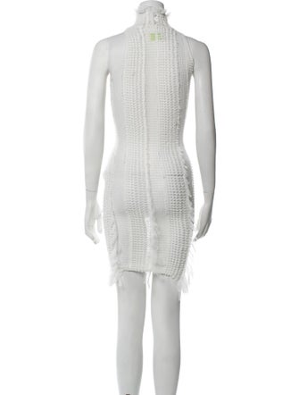 Roberta Einer Mock Neck Mini Dress