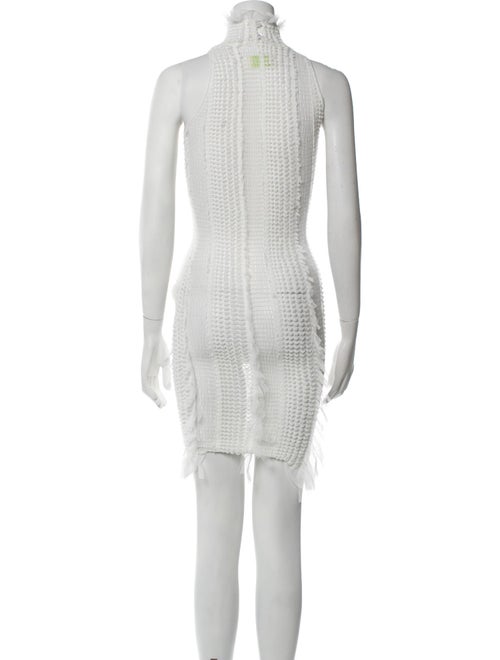 Roberta Einer Mock Neck Mini Dress