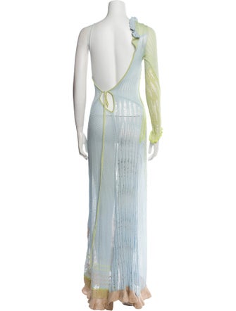 Roberta Einer Crochet Long Dress