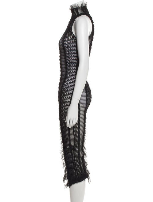 Roberta Einer Turtleneck Midi Length Dress