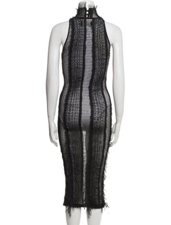 Roberta Einer Turtleneck Midi Length Dress