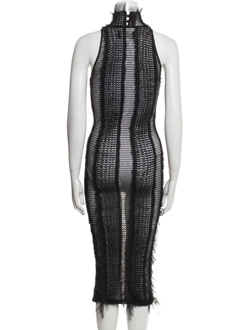 Roberta Einer Turtleneck Midi Length Dress