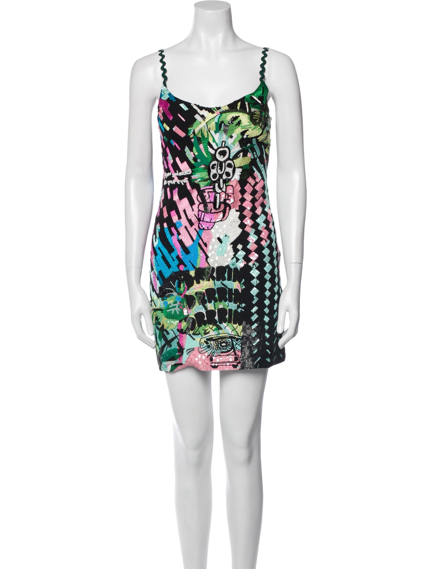 Roberta Einer Silk Mini Dress