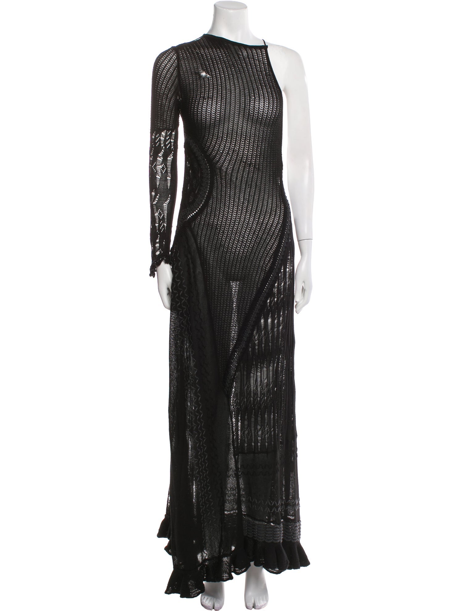 Roberta Einer Bateau Neckline Long Dress