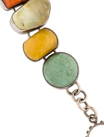 Rebecca Collins Multistone Link Bracelet