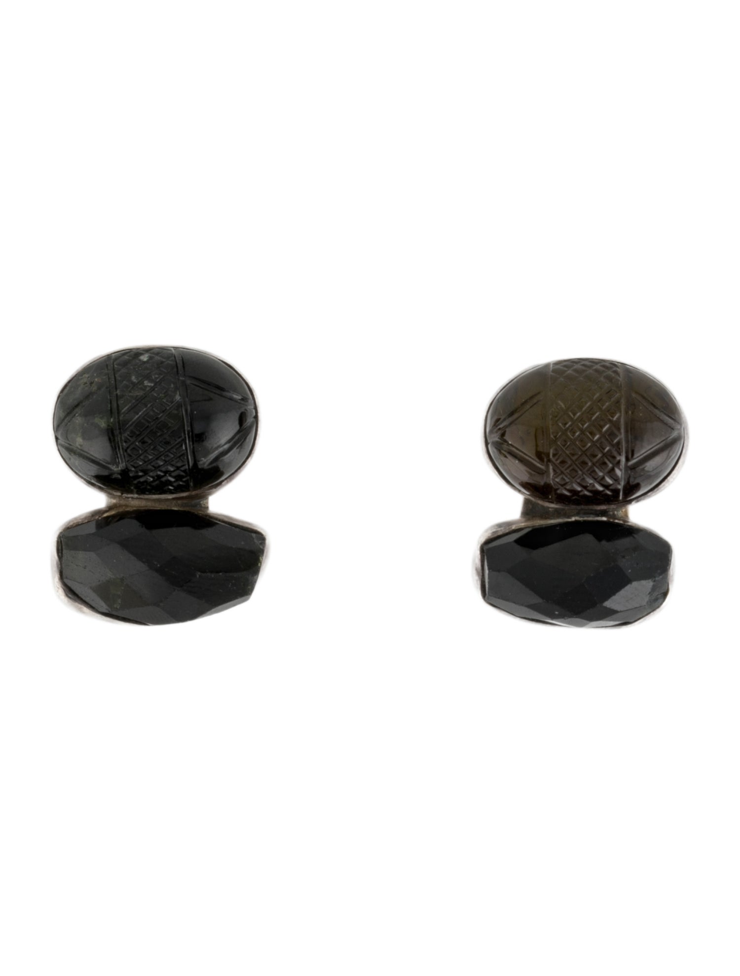 Rebecca Collins Tourmaline Clip-On Earrings