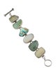 Rebecca Collins Shell & Multistone Station Link Bracelet